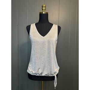 NWT Express Brown Beige Side Tie Sleeveless Blous Tank Top XS Extra Small‎